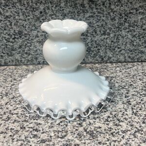 glass taper candle holder